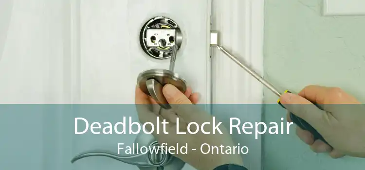 Deadbolt Lock Repair Fallowfield - Ontario