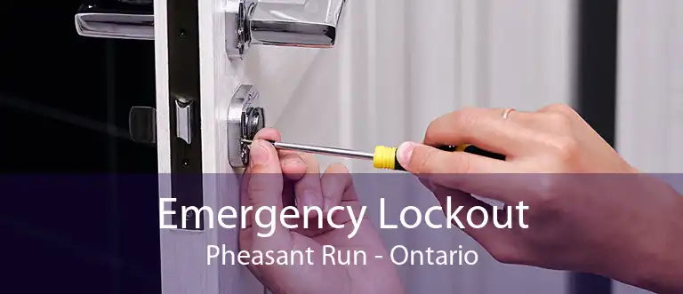 Emergency Lockout Pheasant Run - Ontario