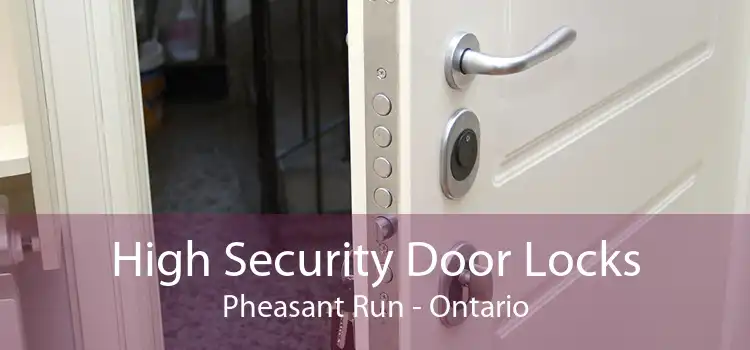 High Security Door Locks Pheasant Run - Ontario