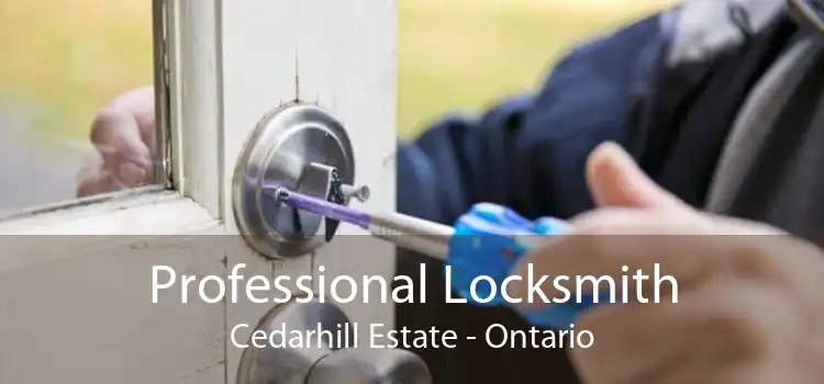 Professional Locksmith Cedarhill Estate - Ontario