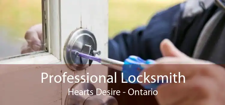 Professional Locksmith Hearts Desire - Ontario